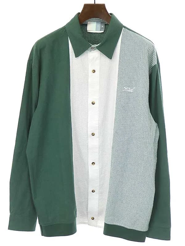 KITH キス 23SS Vista Buttondown 切替コットンシャツ