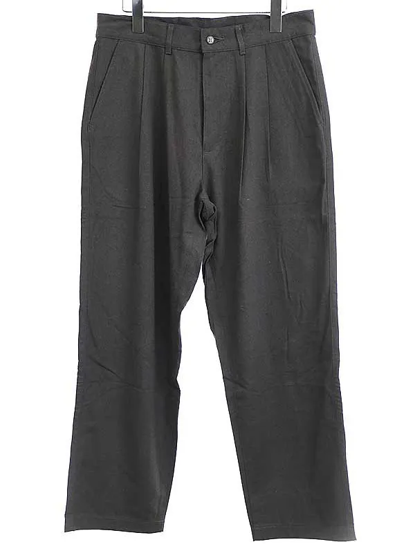 E.Tautz イートウツ 21SS CORE PLEATED PANTS 2タックテーパードパンツ