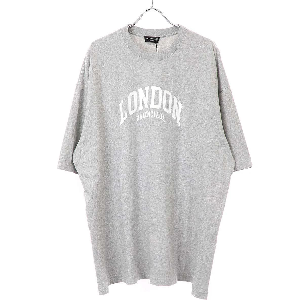 BALENCIAGA バレンシアガ 22SS London Cities Logo T Shirt Tシャツ 612966 TLVG5