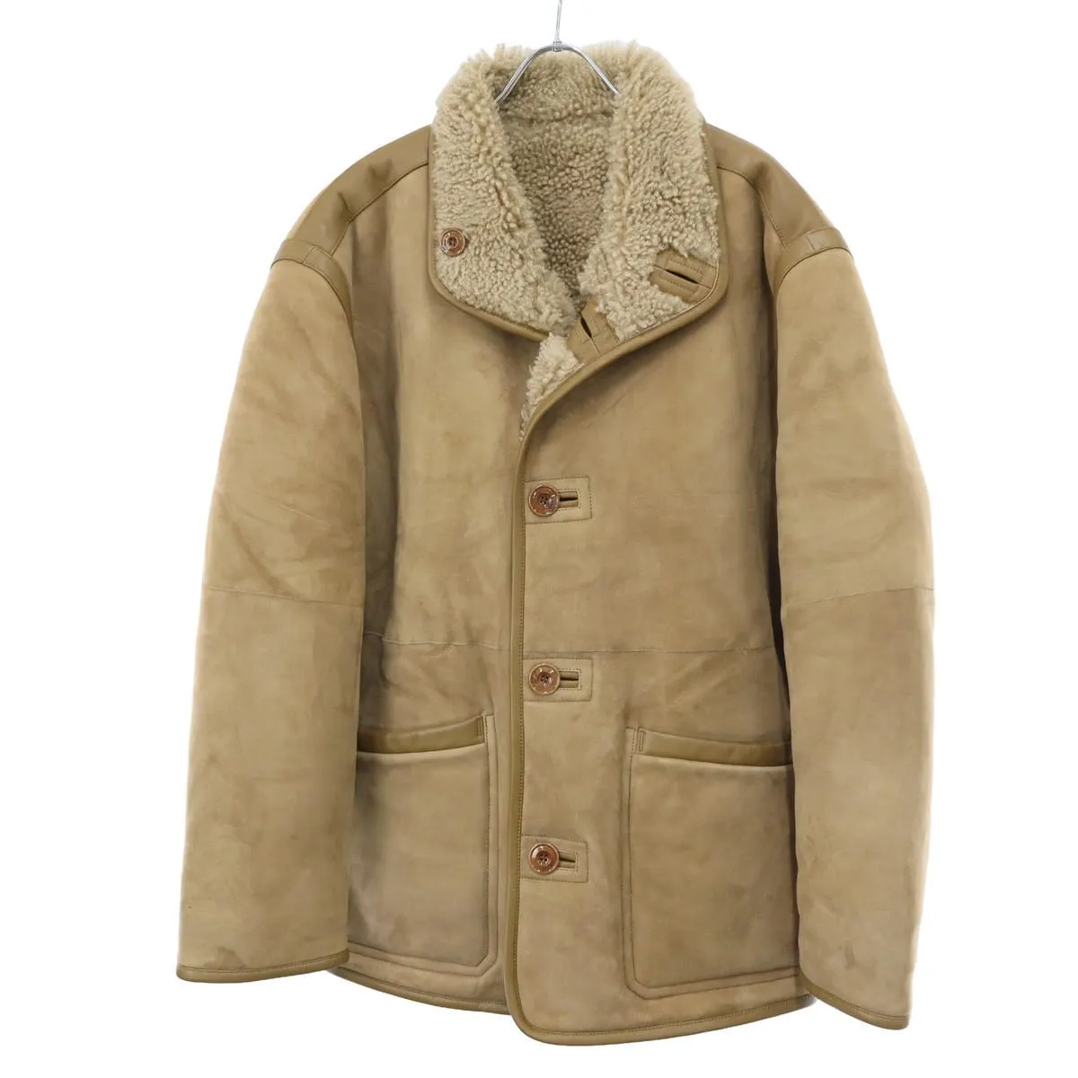 LEMAIRE ルメール Reversible Shearling Leather Coat リバーシブル ムートンレザーコート CO1026 LL0037