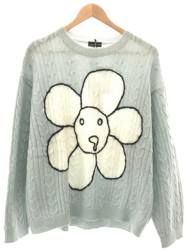 LAD MUSICIAN ラッドミュージシャン 21AW Crew Neck Pullover インターシャニットセーター