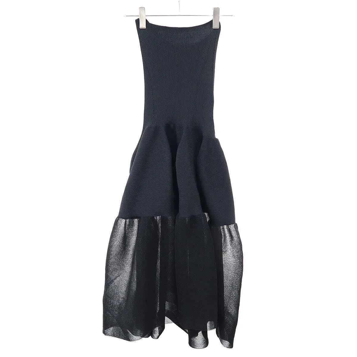 CFCL シーエフシーエル POTTERY HS LUCENT GLITTER STRAPLESS DRESS ポッタリールーセントグリッターストラップレスドレス