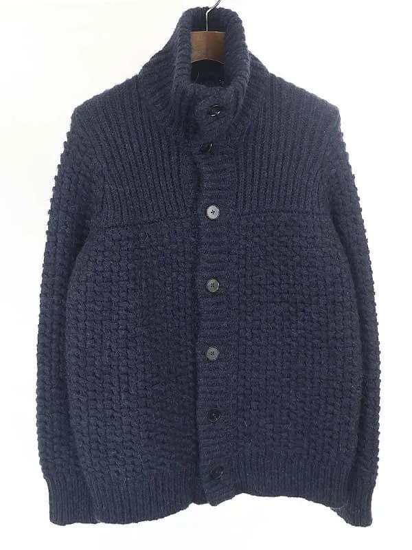 Maison Margiela メゾン マルタン マルジェラ14 14AW アルパカ混ローゲージニットカーディガン