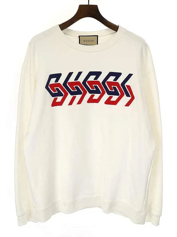 GUCCI グッチ 21AW ミラープリントスウェットトレーナー