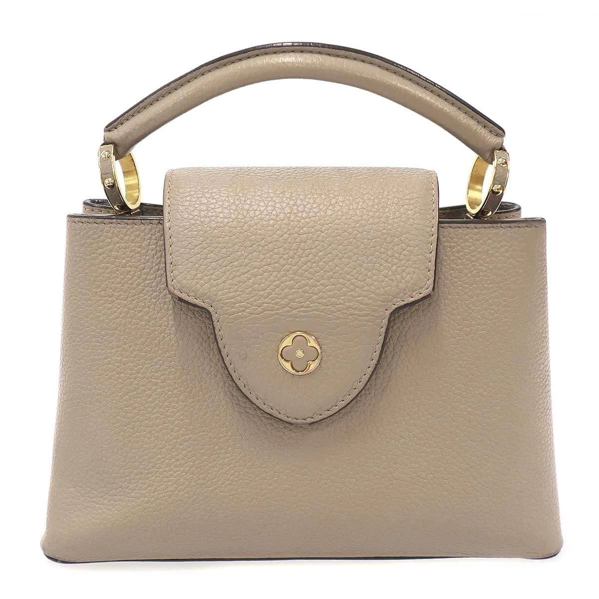 LOUIS VUITTON ルイヴィトン Capucine BB Bag カプシーヌ トリヨンレザーショルダーハンドバッグ