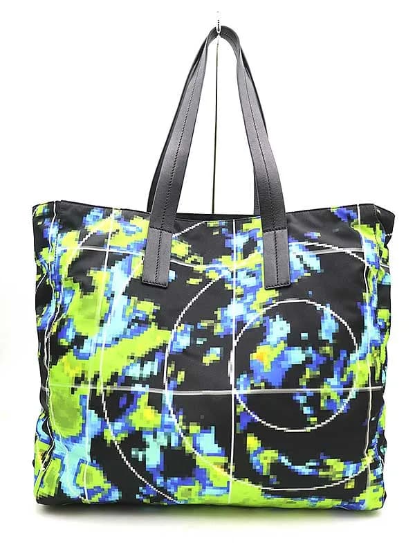 PRADA プラダ グラフィックプリントナイロントートバッグ