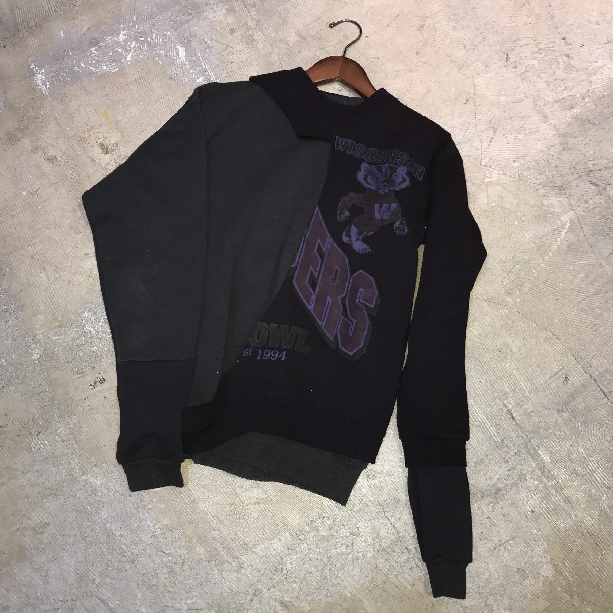 Maison Margiela Maison Martin Margiela0 10 初期 アーティザナル 再構築レイヤードカレッジスウェット