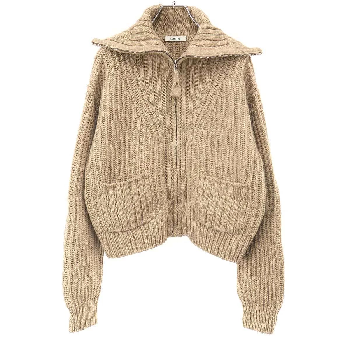 LEMAIRE ルメール 24AW Trucker Collar Zipped Cardigan ジップアップカーディガン TO1263 LK1029