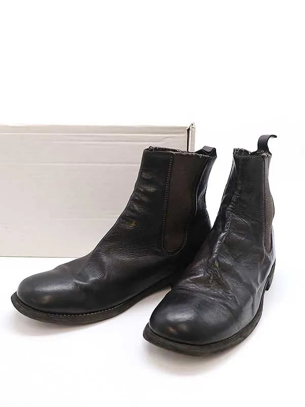 GUIDI グイディ サイドゴアレザーブーツ