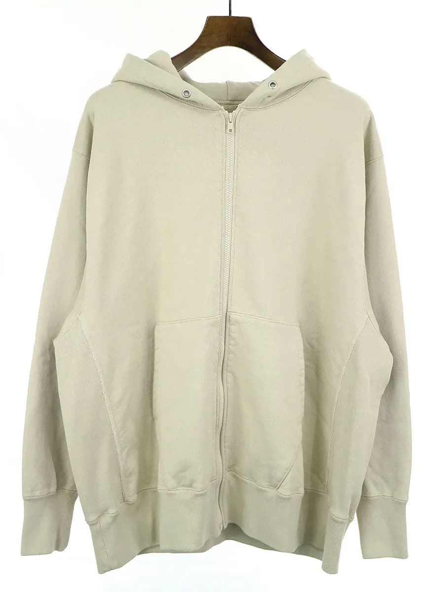 CIOTA シオタ 21SS スビンコットン 吊り裏毛 ZIP パーカー