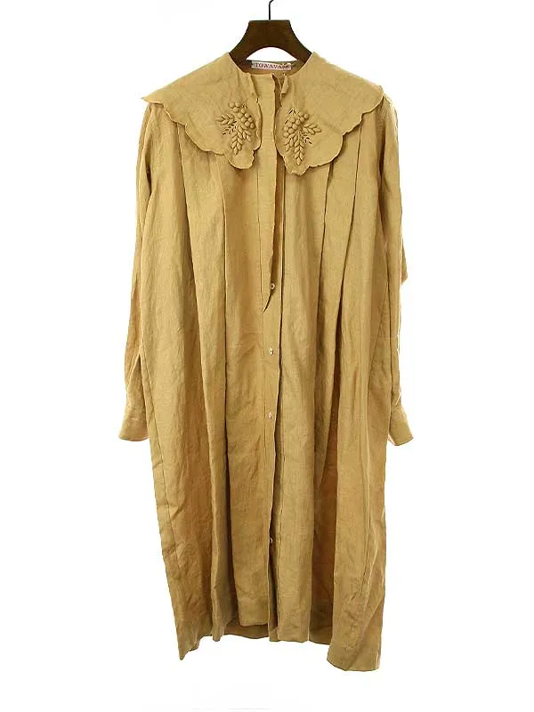towavase トワヴァーズ Bonvoage dress リネン ドレスワンピース