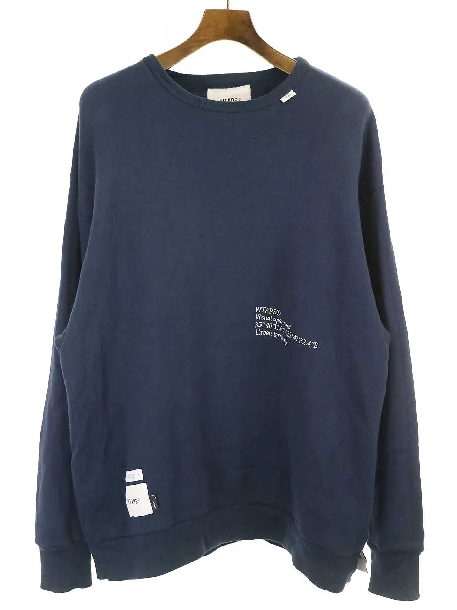 WTAPS ダブルタップス 21SS INSECT CREW NECK スウェットトレーナー