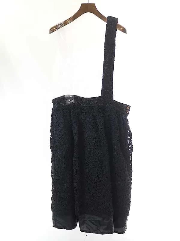 COMME des GARCONS コムデギャルソンコムデギャルソン 23SS フラワーレースワンショルダータスキスカート
