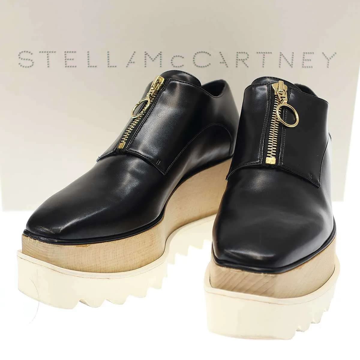 Stella McCartney ステラ マッカートニー ELYSE センタージップウッドソールシューズ