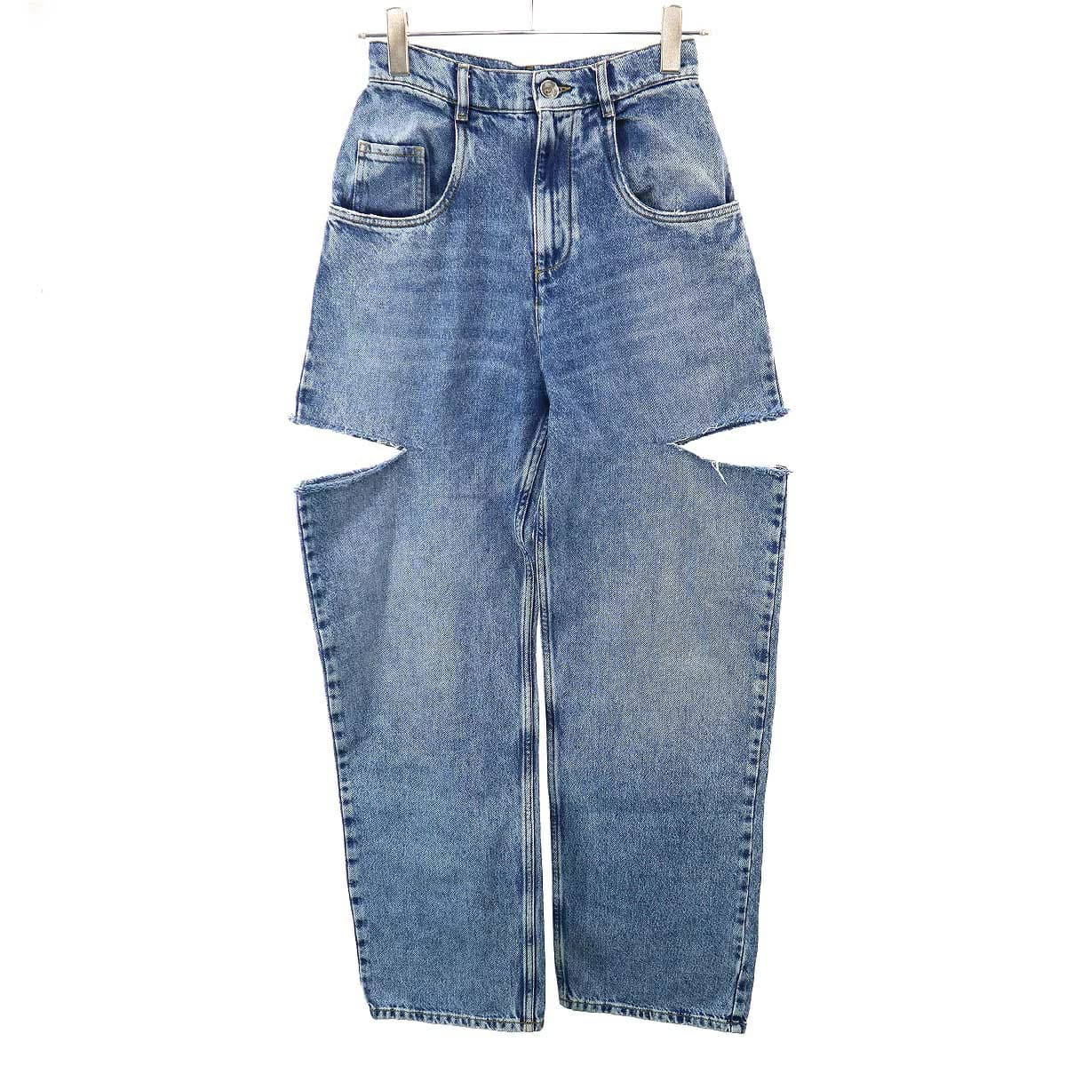 Maison Margiela メゾン マルジェラ 18AW スラッシュカットデニムパンツ S51LA0051