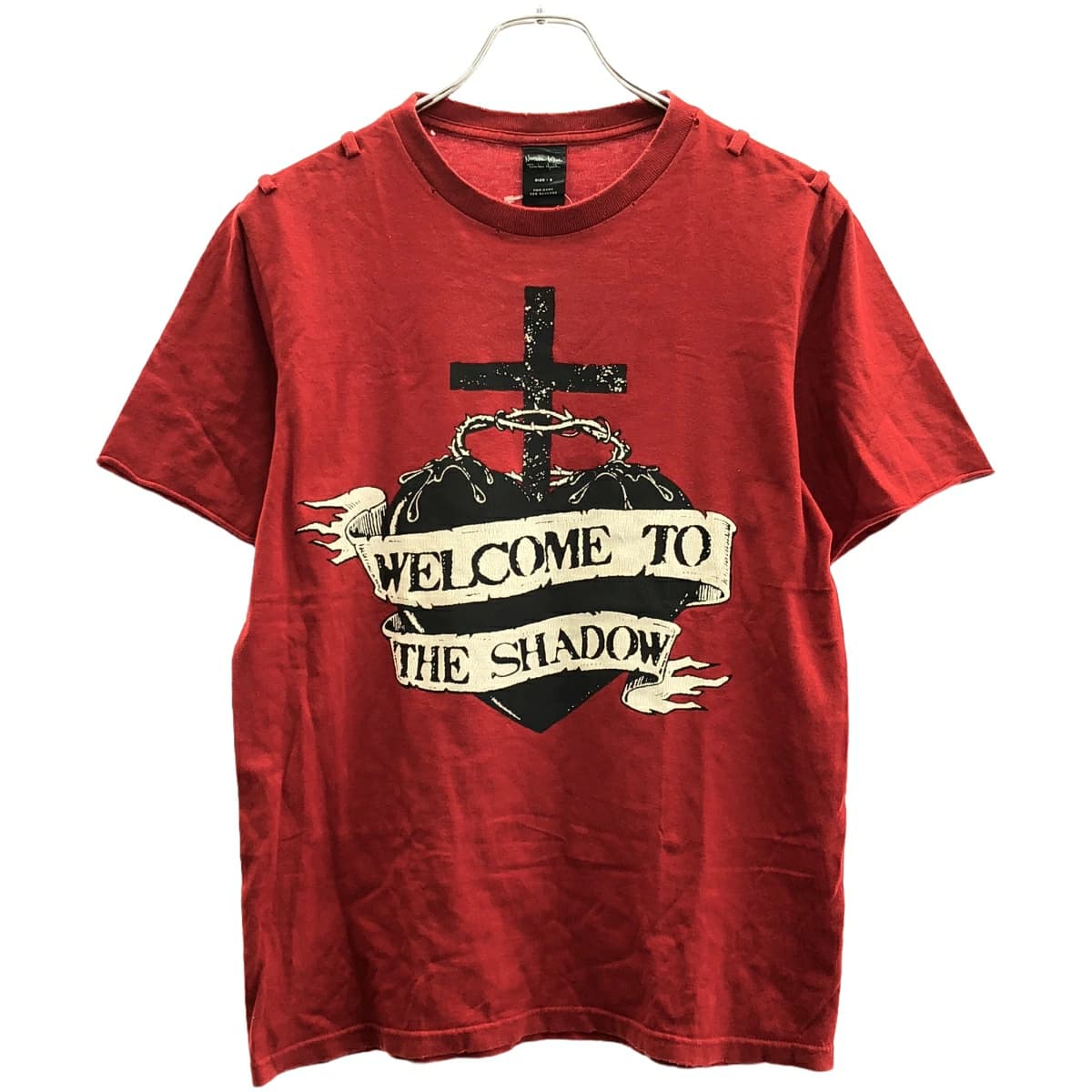 NUMBER NINE ナンバーナイン 2006SS ガンズ期 Welcome to the shadow プリントTシャツ