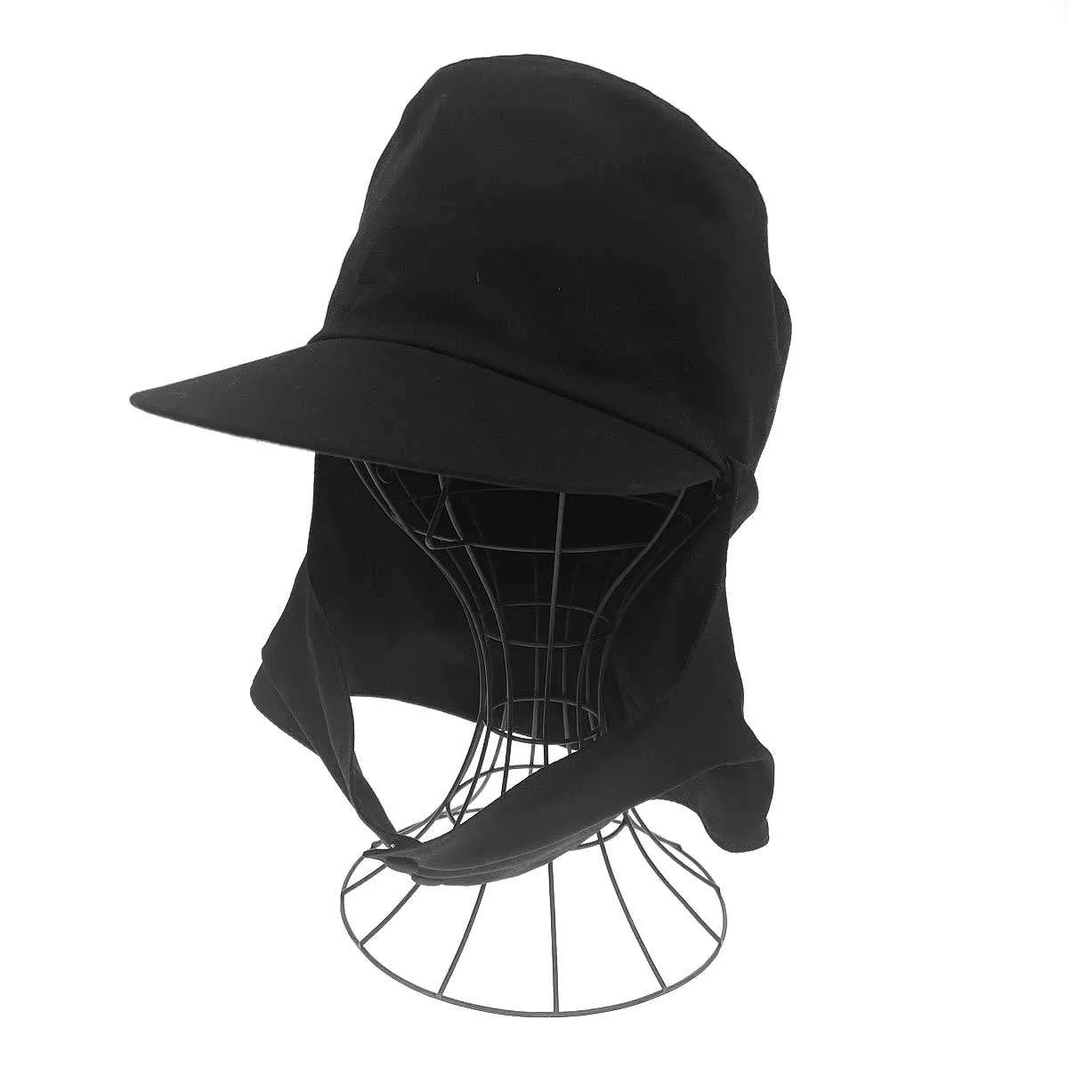 Yohji Yamamoto ヨウジヤマモト プールオム ウールギャバジンワークキャップ HG-H07-100
