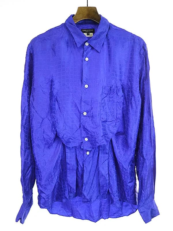 COMME des GARCONS コムデギャルソン オム プリュス 19SS カッティングデザインパジャマシャツ