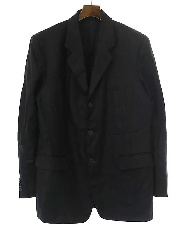 Yohji Yamamoto ヨウジヤマモト コスチュームドオム 20SS リネン3Bセットアップ ジャケット