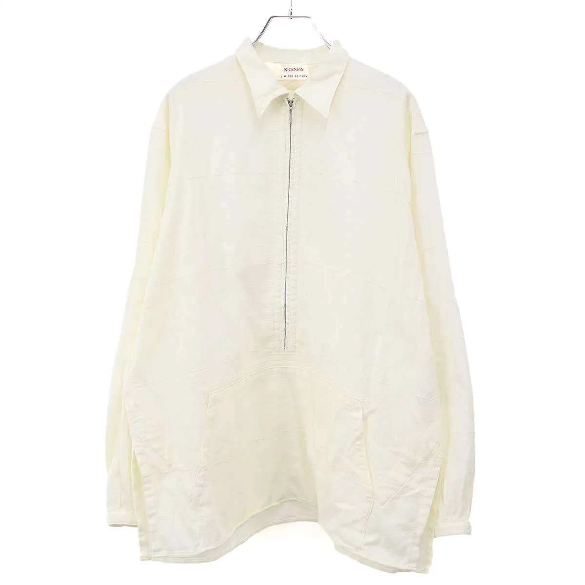 NICENESS ナイスネス 26SS 柿乃葉別注 Ex GIGLI Limited Edition ジッパープルオーバーシャツ NK-2504Y17