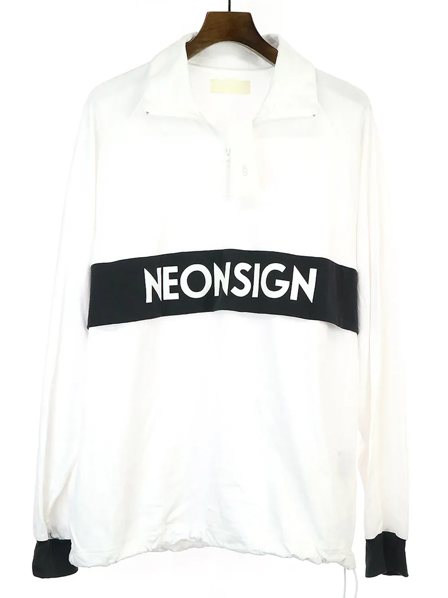 NEON SIGN ネオンサイン 18AW ロゴプリントアノラックスウェット