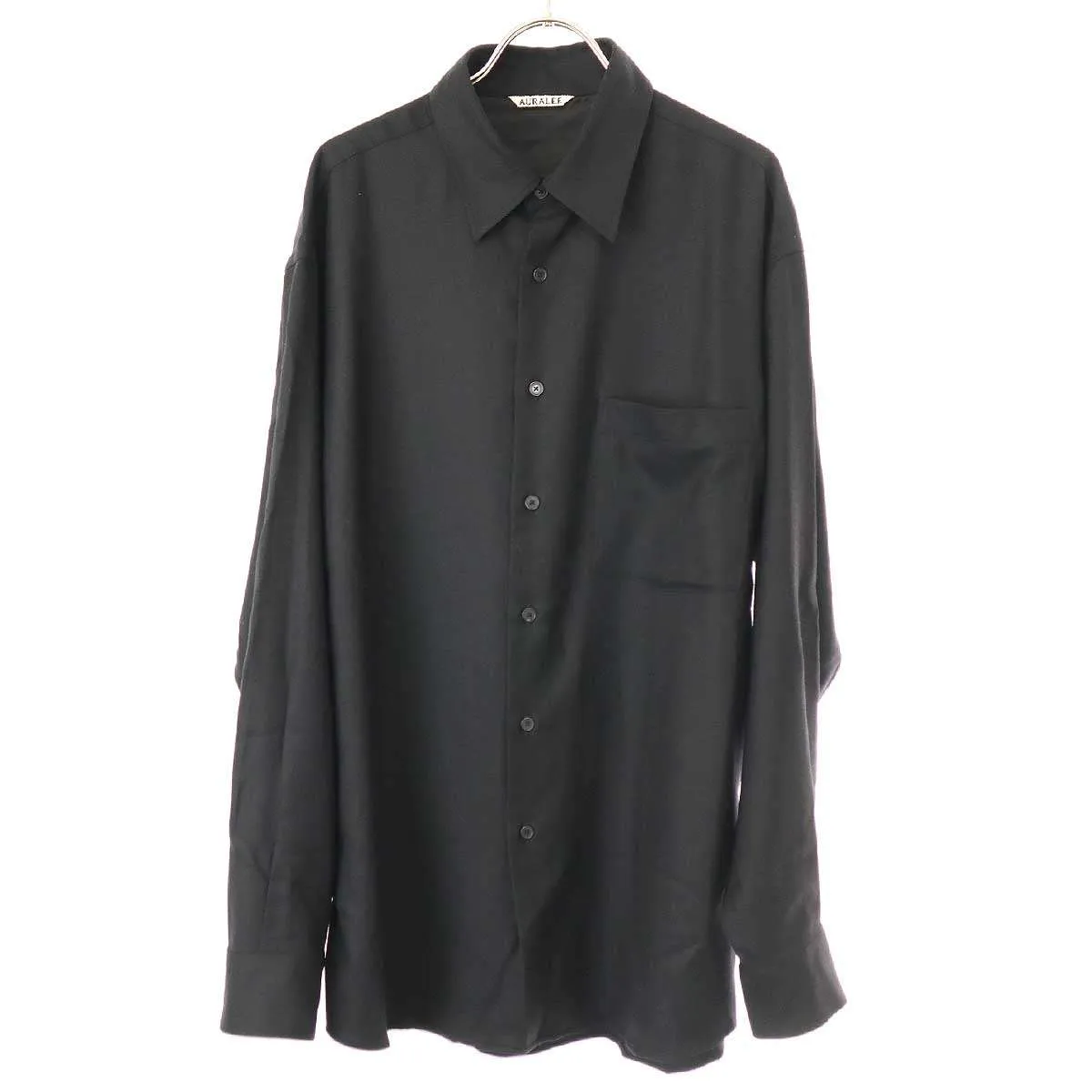 AURALEE オーラリー 21AW SUPER LIGHT WOOL SHIRTS スーパーライトウールシャツ