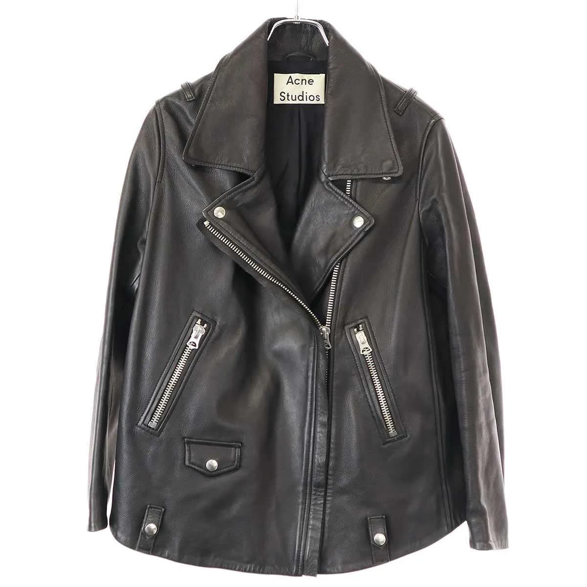 Acne Studios アクネストゥディオズ 16SS Swift Oversized Leather Biker Jacket オーバーサイズレザージャケット