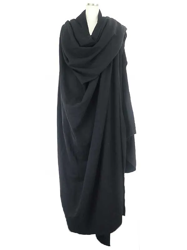 Yohji Yamamoto ヨウジヤマモト ファム 15AW LOOK21 フラノウールマントコート