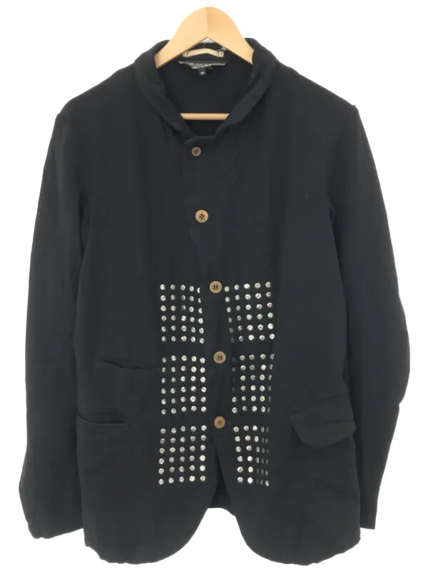 COMME des GARCONS コム デギャルソンオムプリュスエバーグリーン 2007SS ポリエステル縮絨マルチスタッズジャケット