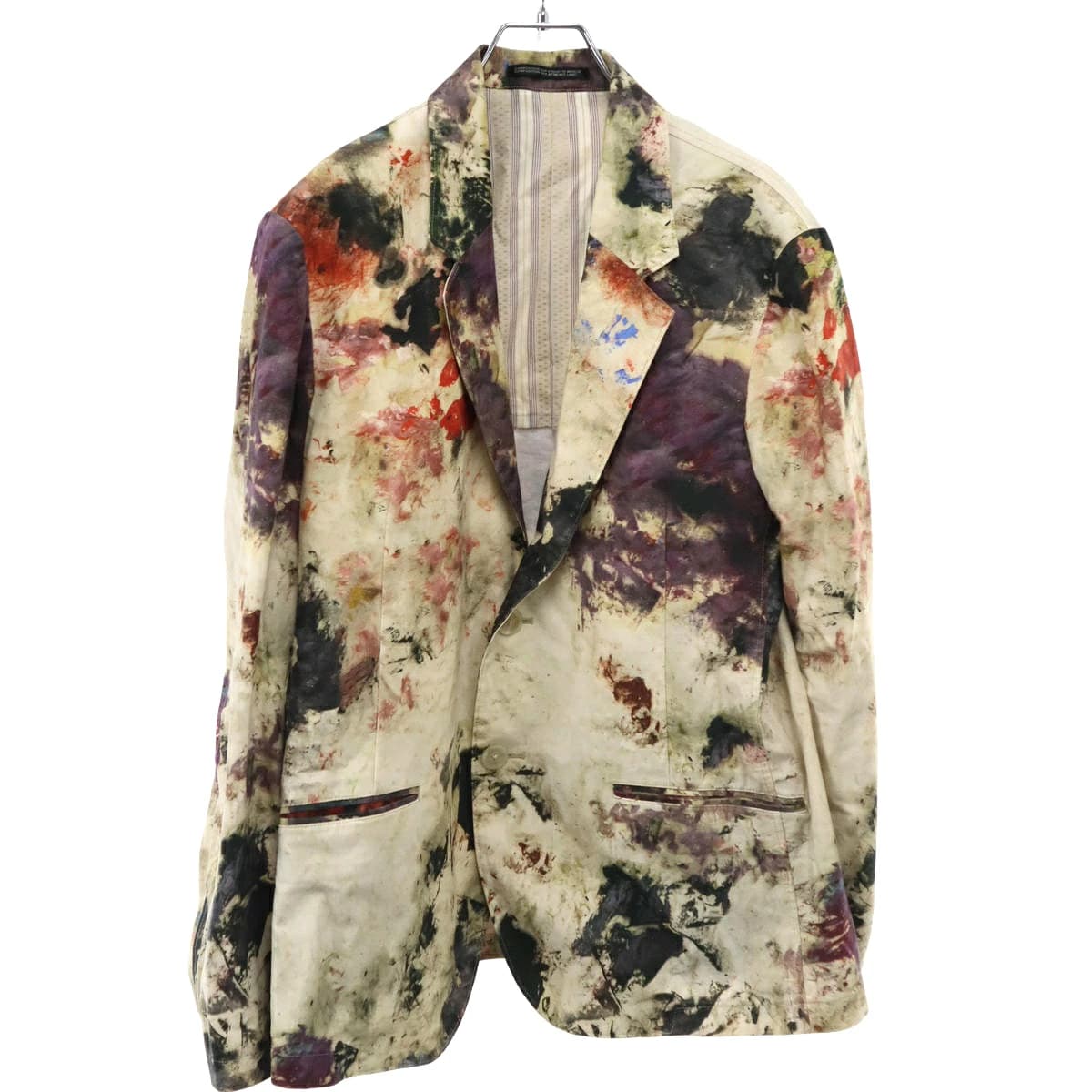 Yohji Yamamoto ヨウジヤマモト プールオム 18SS 朝倉優佳 ペインティングジャケット HW-J59-024