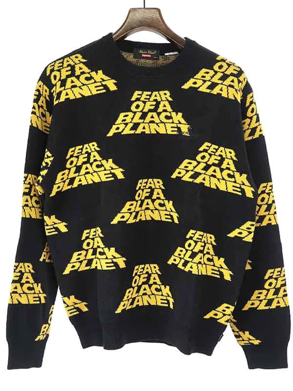 Supreme シュプリーム × アンダーカバー × パブリック・エナミー 18SS コットンニットセーター