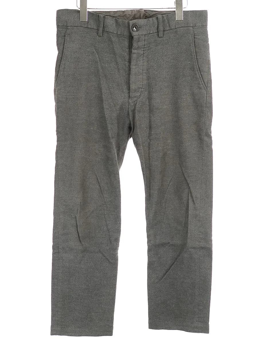 ARTS&SCIENCE アーツ&サイエンス Simple tapered chinos ウールスラックスパンツ