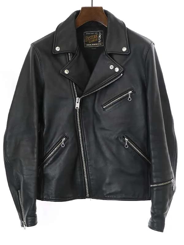 HYSTERIC GLAMOUR ヒステリックグラマー 17SS キップレザーダブルライダースジャケット