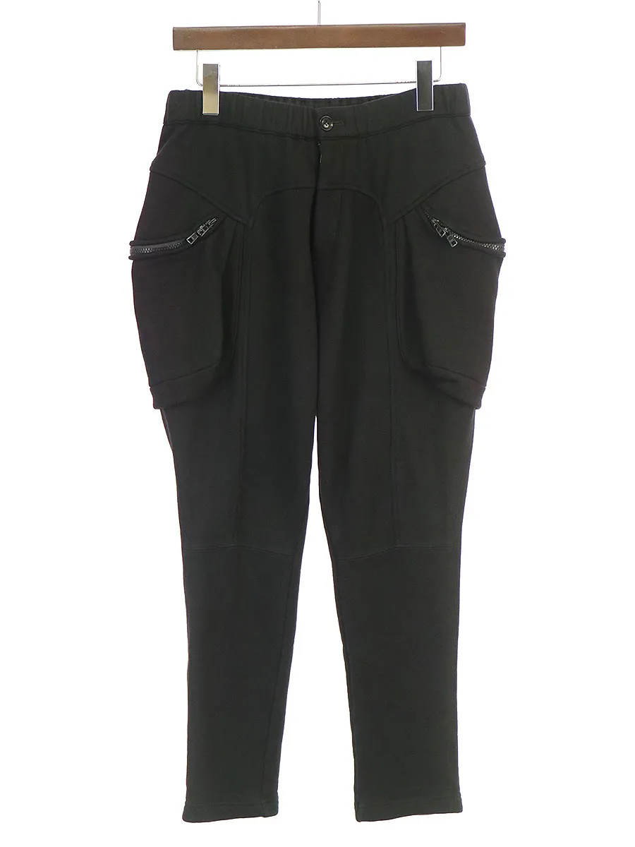 Yohji Yamamoto ヨウジヤマモト プールオム 19SS フレンチテリー W-脇アウトP裏毛パンツ