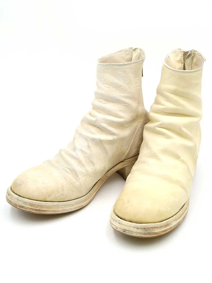 GUIDI グイディ バックジップレザーブーツ