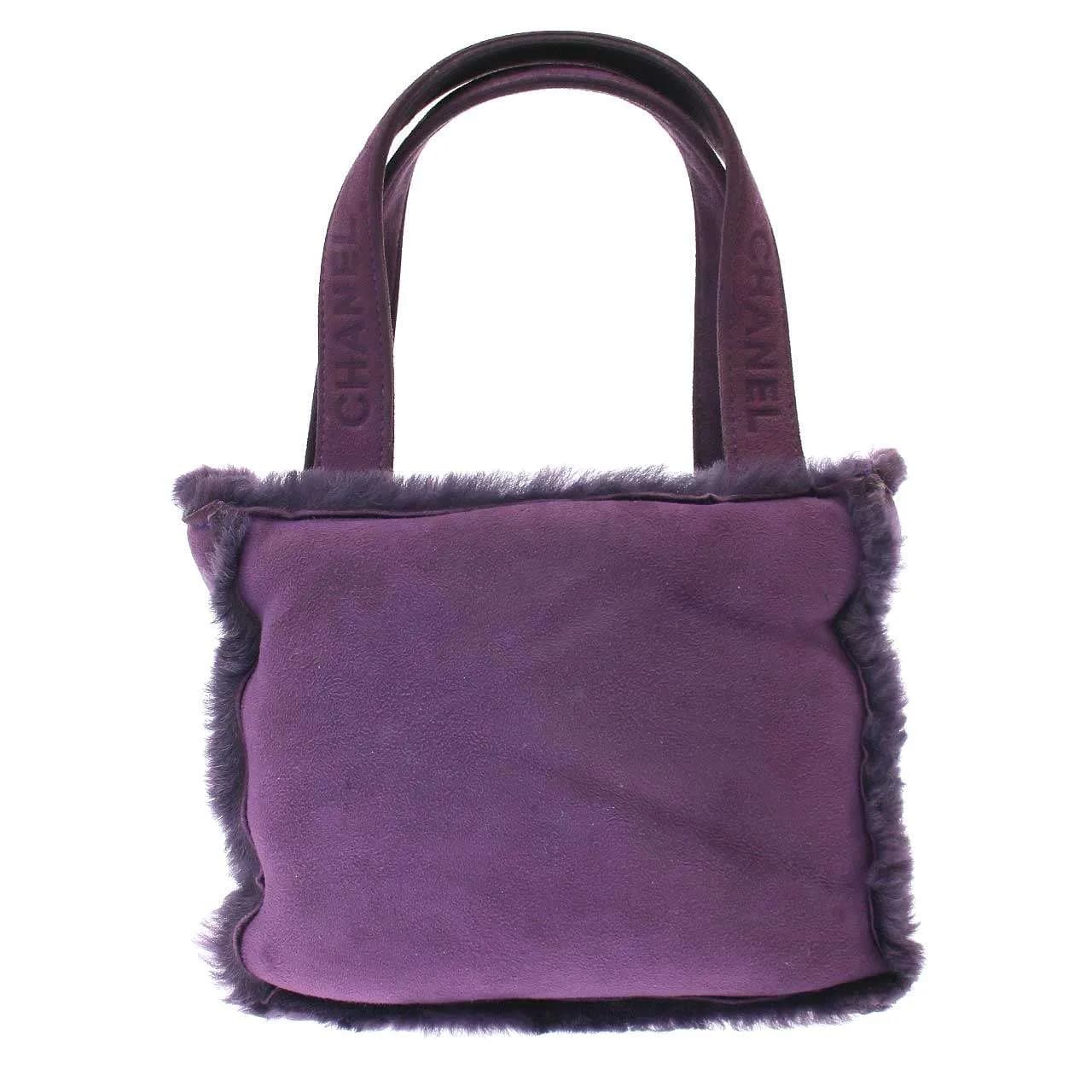 CHANEL シャネル 1998 Mouton Hand Bag ムートンハンドバッグ