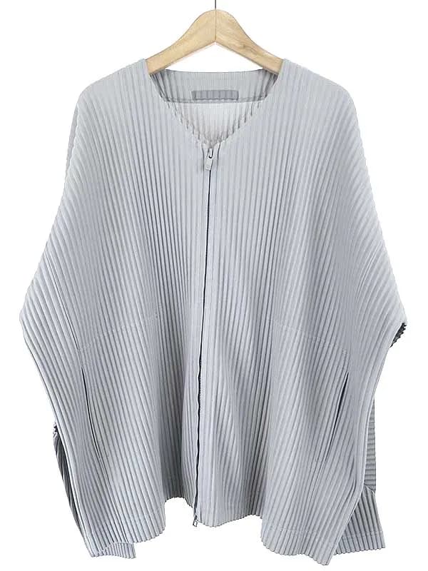 ISSEY MIYAKE オムプリッセ イッセイミヤケ 21SS MONTHLY COLOR MARCH ジップアップカーディガン
