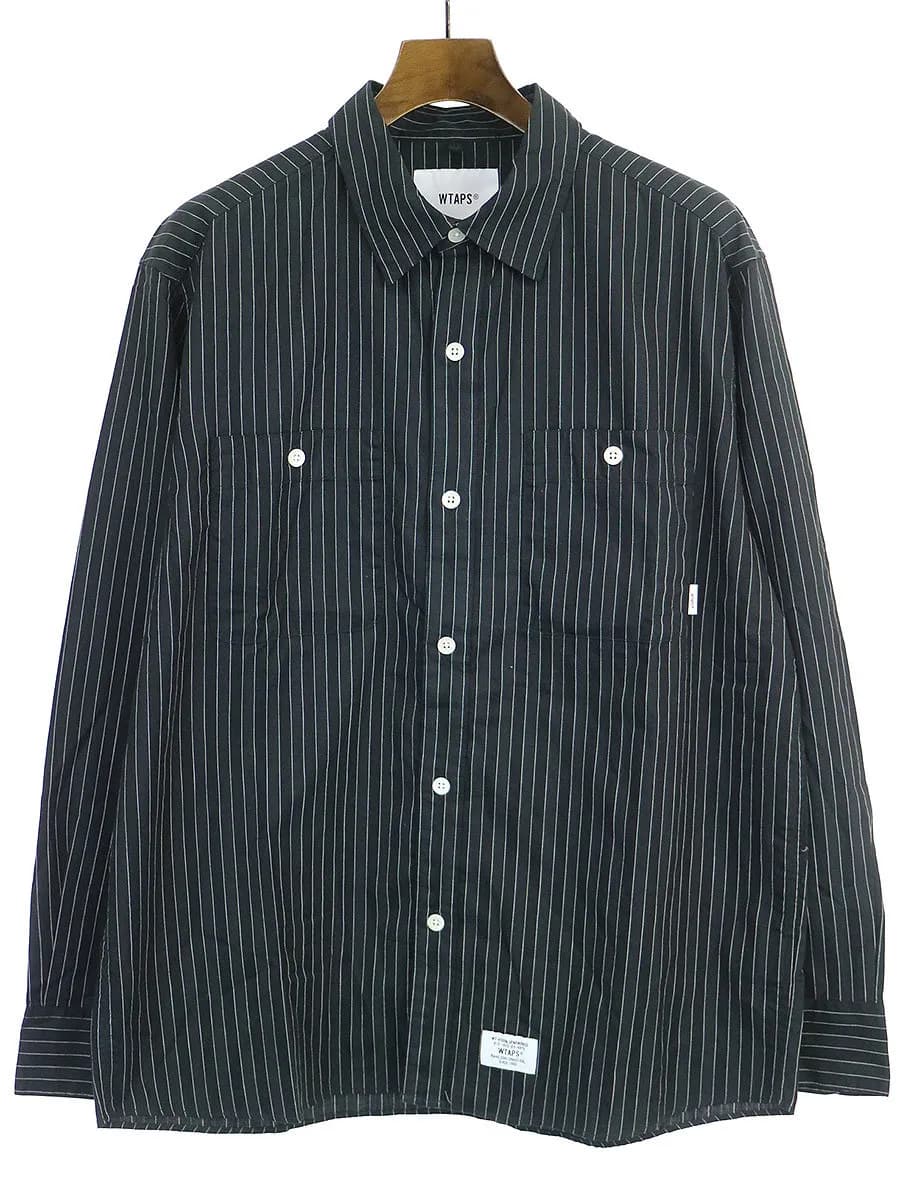 WTAPS ダブルタップス 18ss BOUTIQUE LS ストライプシャツ