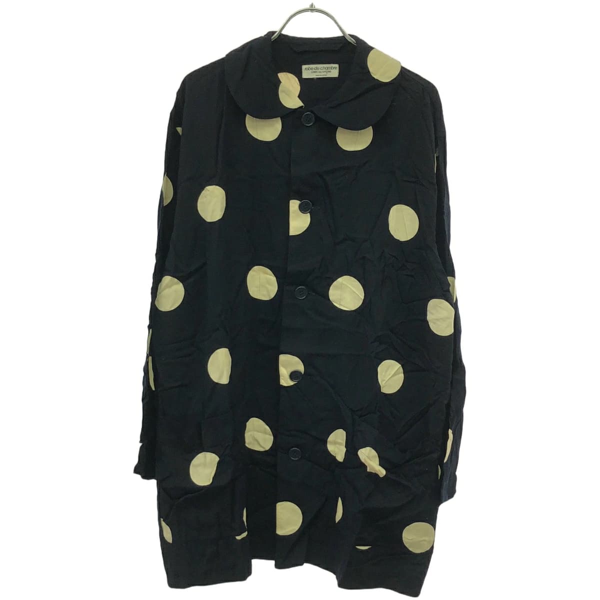 COMME des GARCONS ローブドシャンブル コムデギャルソン 90's レーヨンドット柄セットアップ RB-110540