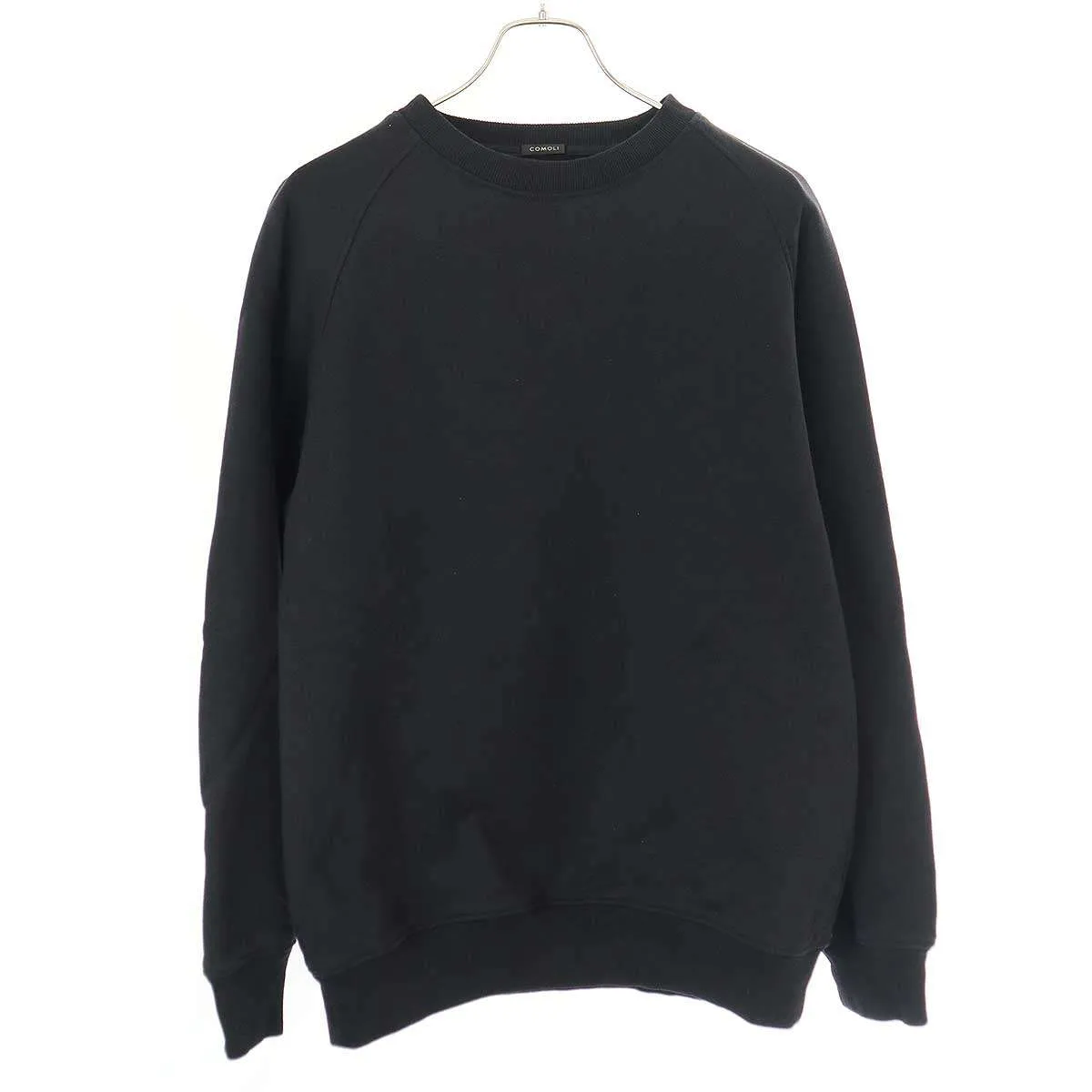 COMOLI コモリ 24AW コットン裏毛 クルーネックスウェットトレーナー