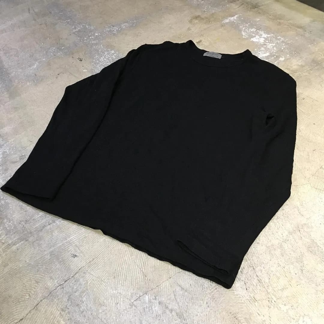 Yohji Yamamoto Yohji Yamamoto POUR HOMME 17AW Wool Super 140 Long Sleeve T-Shirt