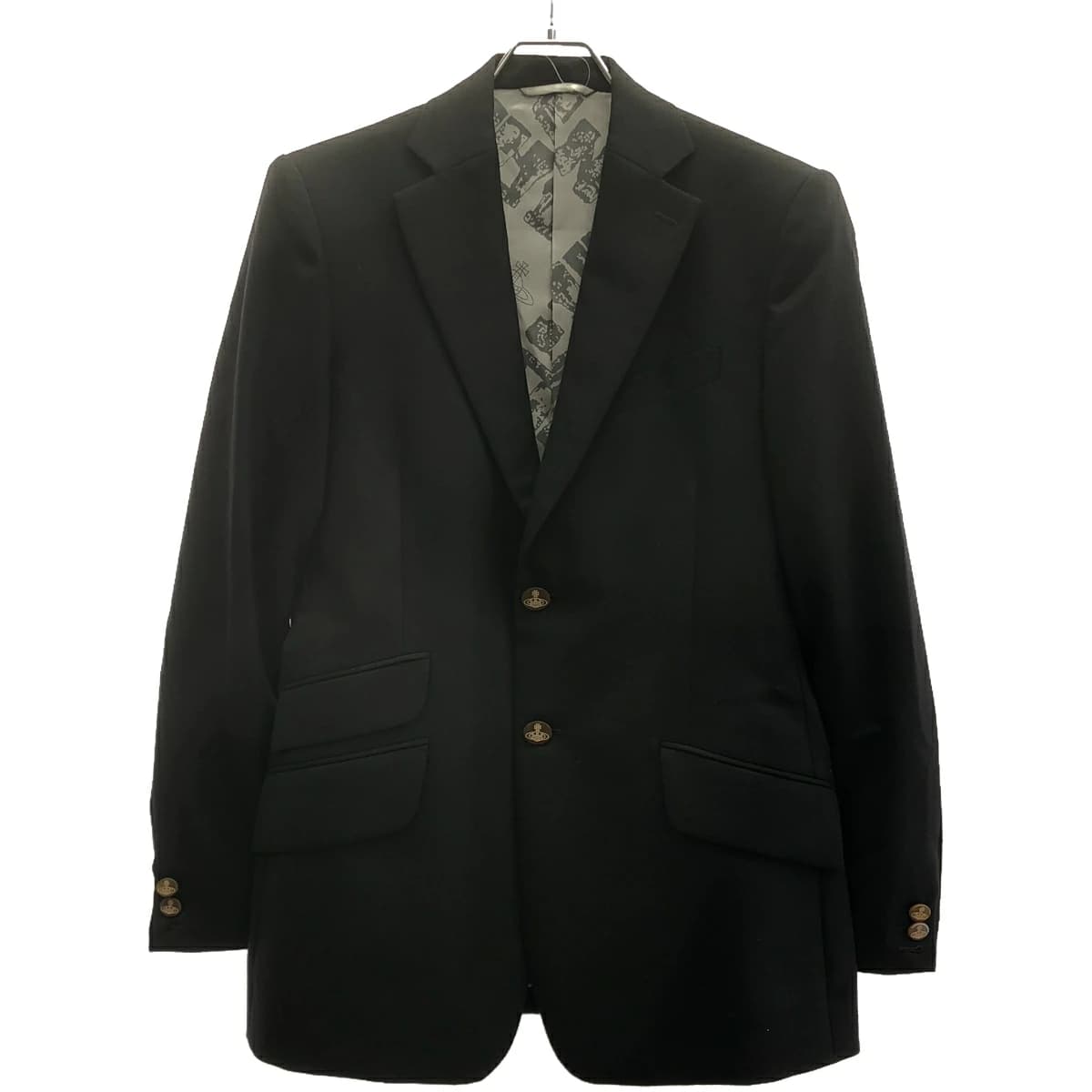 Vivienne Westwood ヴィヴィアンウエストウッド マン オーブボタンウールセットアップスーツ 299020 1001
