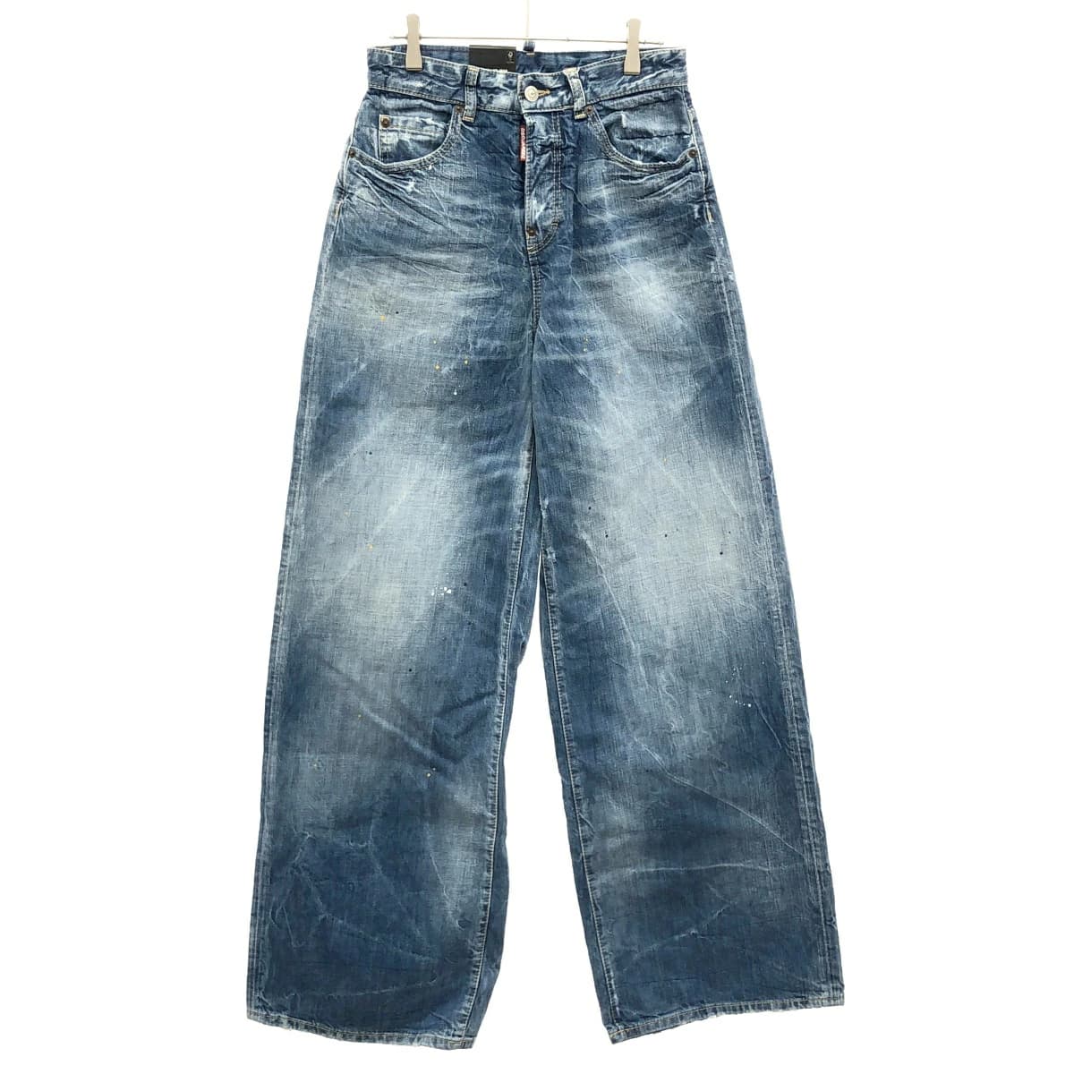 DSQUARED2 ディースクエアード 25SS ワイドレッグデニムパンツ