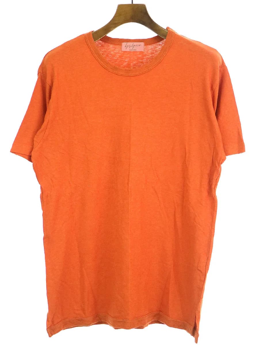 Yohji Yamamoto ヨウジヤマモト プール オム 11SS 製品染めコットンジャージーTシャツ