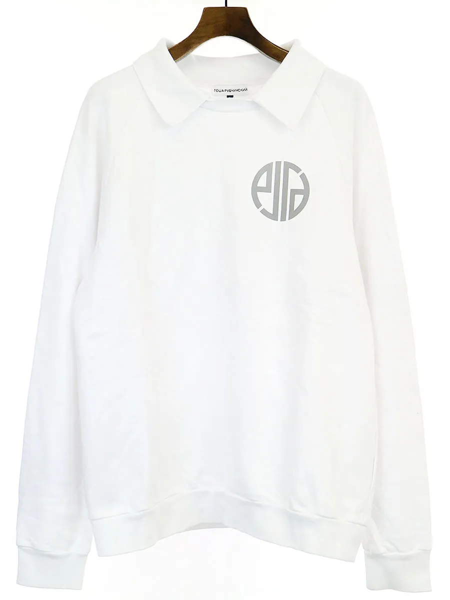 Gosha Rubchinskiy ゴーシャ ラブチンスキー 17AW Collared Sweatshirt 襟付きスウェットトレーナー