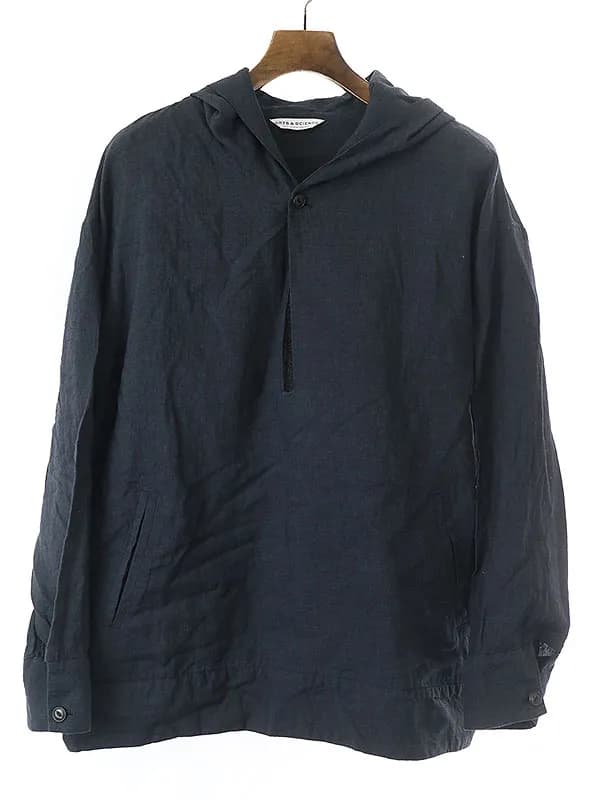 ARTS&SCIENCE アーツアンドサイエンス 20SS Slip-on parka コットンリネンパーカー