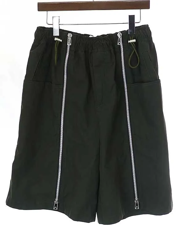 BOTTEGA VENETA ボッテガヴェネタ 22SS コットンポプリンジップリラックスショーツ