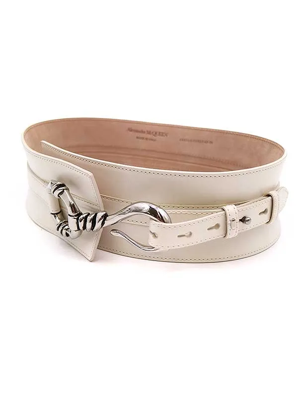 ALEXANDER McQUEEN アレキサンダーマックイーン 2022 Resort Antique Hook フックレザーベルト