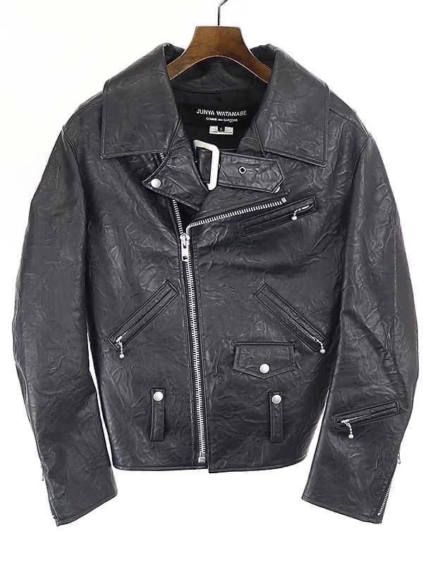 JUNYA WATANABE ジュンヤワタナベ コムデギャルソン マン 14SS ダブルライダースレザージャケット