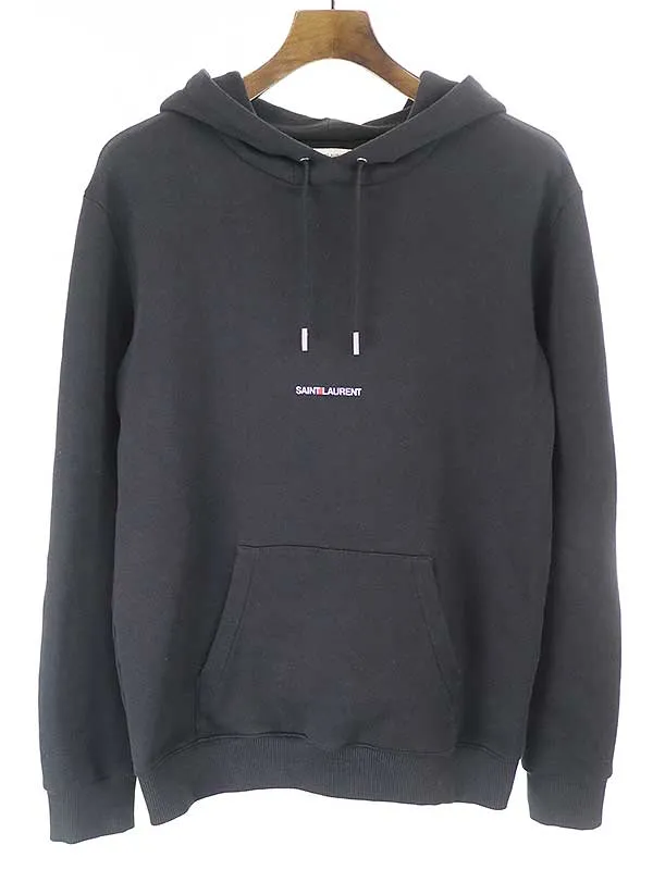 SAINT LAURENT サンローラン パリ 17SS ロゴプリントパーカー